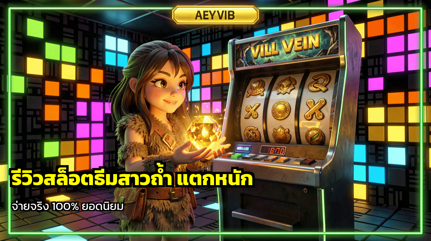 รีวิวสล็อตธีมสาวถ้ำ