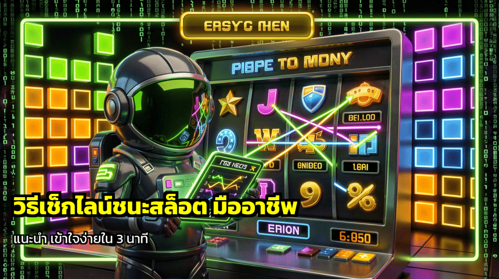 วิธีเช็กไลน์ชนะสล็อต